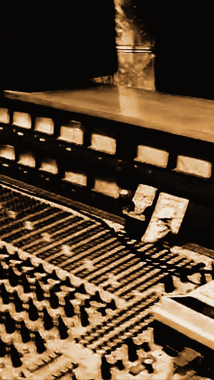El Depósito Norte grabando en el estudio